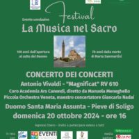 Festival La Musica nel Sacro – Evento conclusivo domenica 20 ottobre 2024 ore 16.00