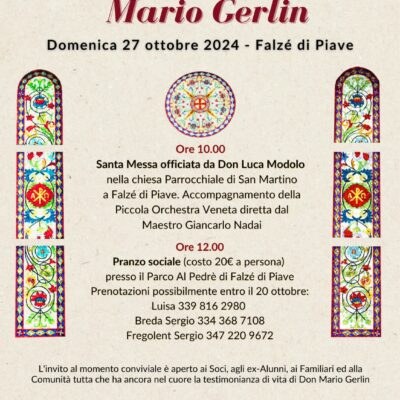 Ricordo del Maestro Mario Gerlin